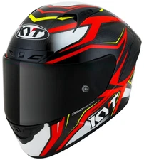 Full-Face Helmet KYT NZ RACE Carbon Stride Red/White
