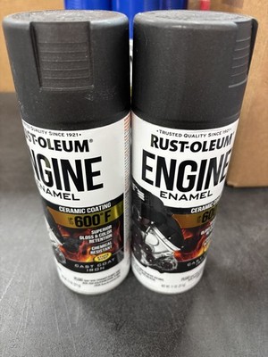 Rust-Oleum 366437 Engine Enamel Spray Paint, 11 oz, Cast Coat Iron, (Pack of 2)