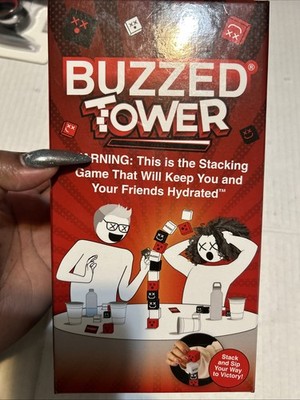 Buzzed Tower !!Drinking Party Game,A Stacking Game That Will Keep You Hydrated