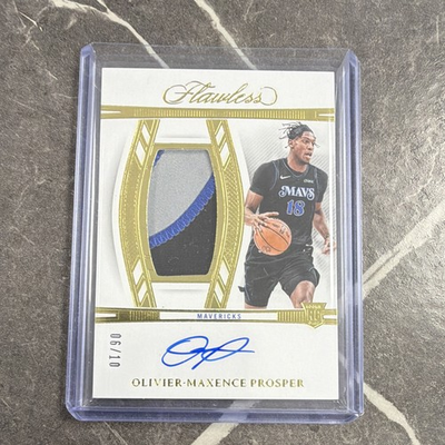 #ad Panini 2023 24 Flawless Olivier Maxence Prosper VPA OMP Auto Patch 10 $250.00