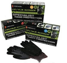 TORNADO Contour Avenger Special Hand Protection Work Gloves 10 Pairs S/M,L, XL