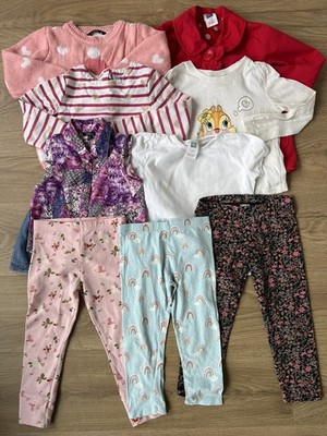 Bekleidungspaket Mädchen 4-5 Jahre Next GAP M&Co F&F Mantel, Kleid, Tops Outfit Set