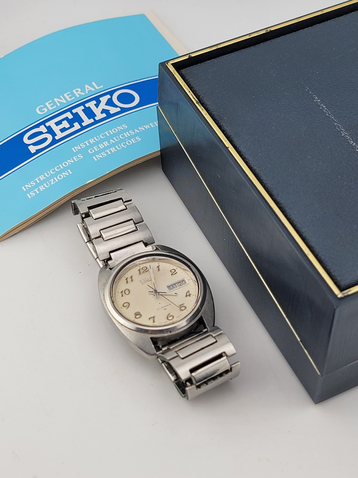 【デッドストック】SEIKO A359-4000 ★レストア動作品★ おまけ付き デッドストック】SEIKO A359-4000 ☆レストア動作品☆ おまけ付き