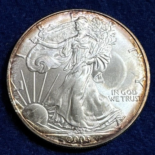 2003 Silver American Eagle Coin Uncirculated (Item 2)