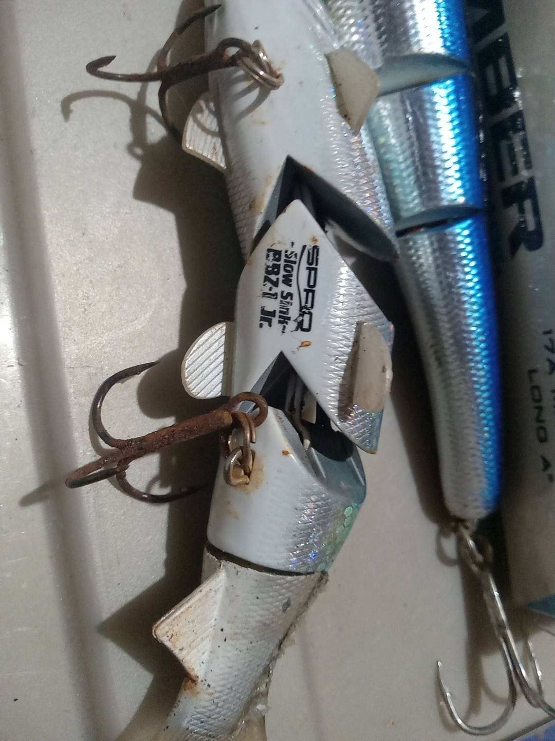 5 Musky Lures. 3 new In Box 2 Jointed Barley Used.  - Image 16