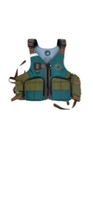 Body Glove Vest Adult L/XL 43"-55" Green Deluxe Fishing Vest USCG/TG Approved