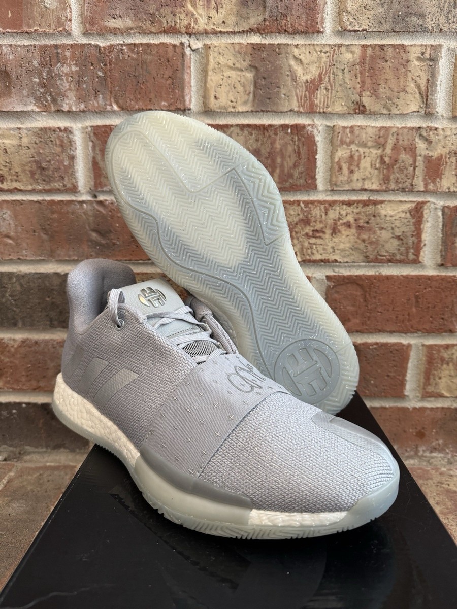 New 10 Adidas Vol. 3 James Harden Voyager Basketball Shoes Silver