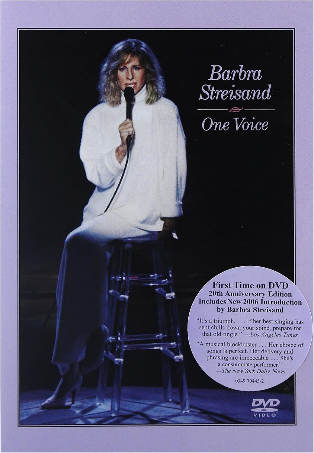Barbra Streisand One Voice DVD Brand New Sealed