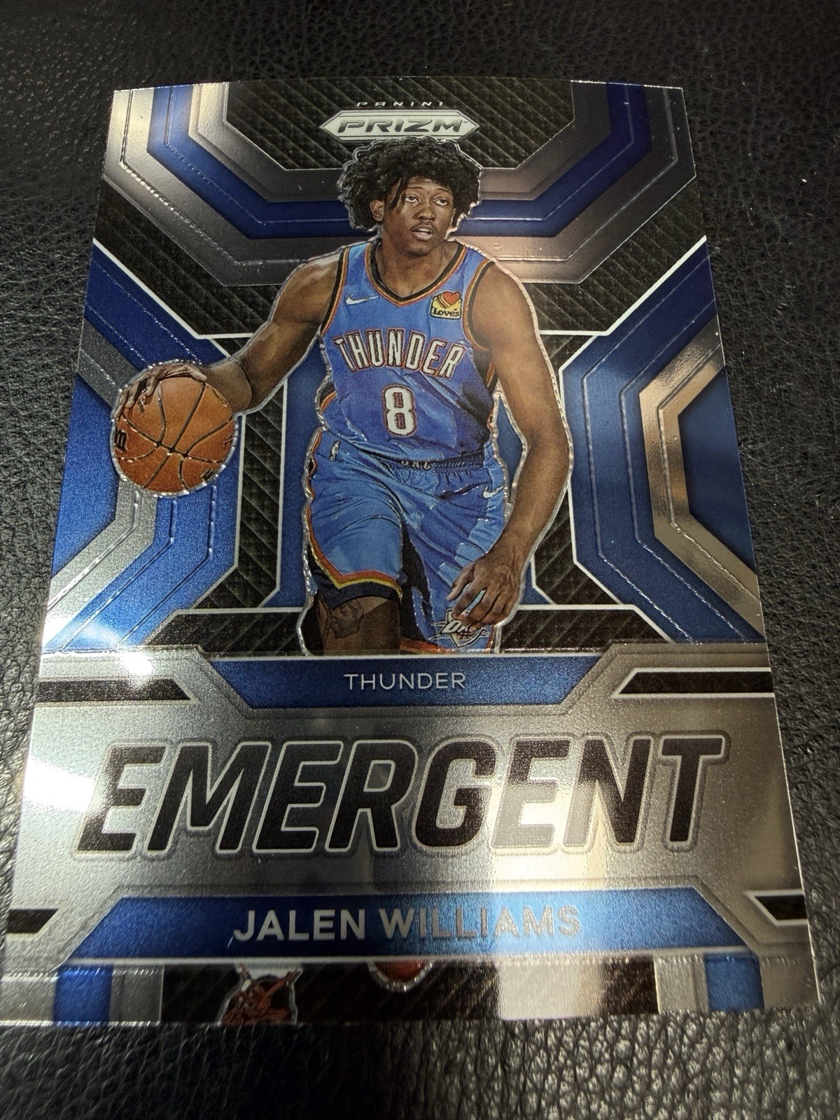 2022-23 Panini Prizm Jalen Williams #12 RC Emergent Oklahoma City Thunder