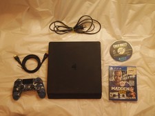 Sony PlayStation 4 Slim PS4 500GB Black Console Gaming System CUH-2015A READ