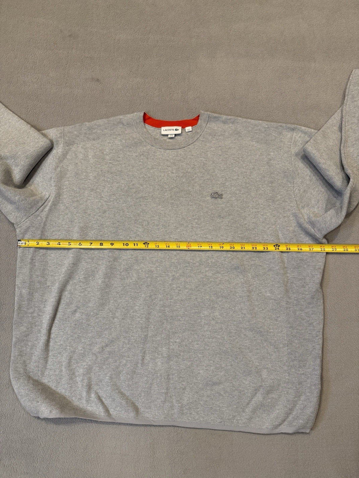 Lacoste Pullover Knit Sweater Alligator Crew Neck Cotton Blend Mens Size 4XL thumbnail 7