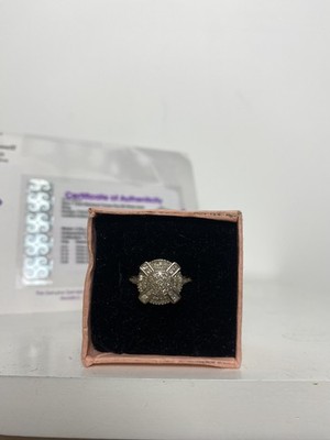 Limited Edition 1/2ct Diamant 9K Weißgold Tomas Rae Größe 7 