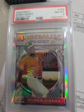 1993 Topps Finest - Baseball's Finest Ruben Sierra #158 Refractor