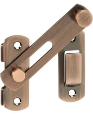 2 PCs Barn Door Lock Latch 180 Degree Stainless Steel Gate Latch (bronze)
