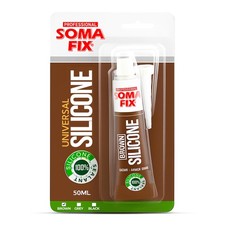 Silicone Sealant - Flexible Silicone Tube for Wood, Parquet, Bathroom, Sink, ...