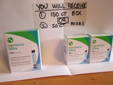 OneTouch Ultra test strips 100ct, expire SEP 30 2026 