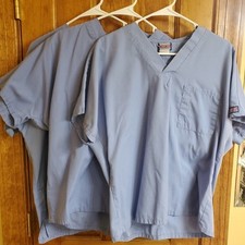 Cherokee Workwear Women's V-Neck Scrub Top Style Various Size Med Lot Of 3 