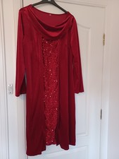 Beautiful Deep Red Dress Size 20