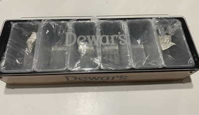 Dewars Scotch Whisky Bar Condiment Caddy Garnish Tray 6 Compartment