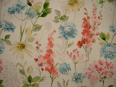 2 Metros iLiv Wild Garden Chintz Algodón Tela Cojín Cortina Tapicería - Imagen 1 de 4