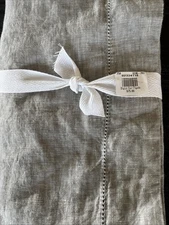 Pottery Barn Belgian Flax Linen Pillow Sham Euro Flagstone - 26"x26" New