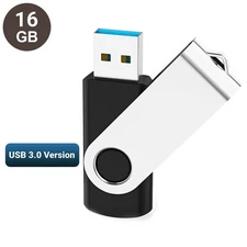 High Speed 16GB USB 3.0 Metal Swivel Style Flash Drive USB Memory Stick PenDrive