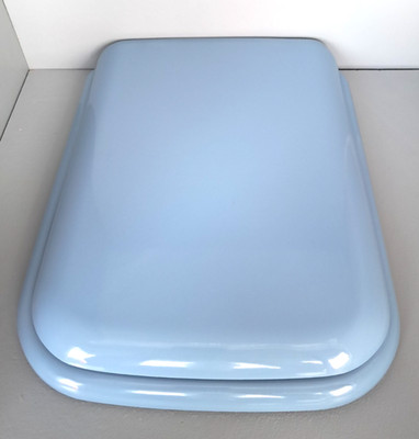 Ideal Standard Tonca WC-Sitz bermudablau  mit Deckel Scharniere chrom K70051