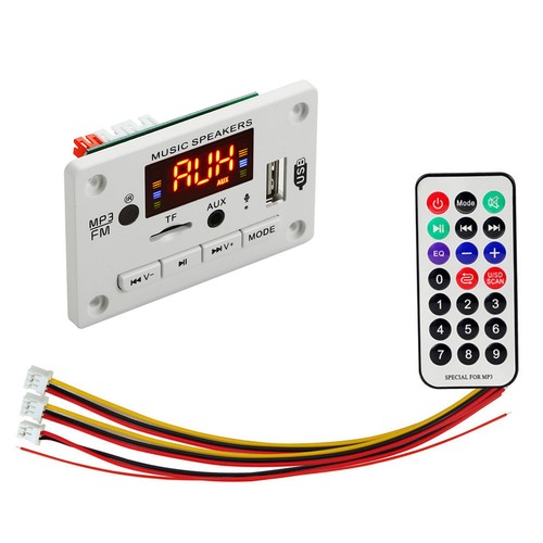 12V Audio MP3 Decoder Board Wireless Car USB TF Card Slot FM Bluetooth Module - Picture 7 of 9