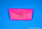 Vintage Barbie Doll Fashion PAK Hot Pink Clutch Purse Excellent ~ 1960's