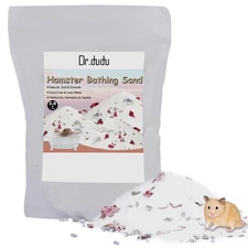 DR.DUDU Hamster Bath Sand 2.8lb Dust Free Desert Sand or Potty Litter Sand fo...