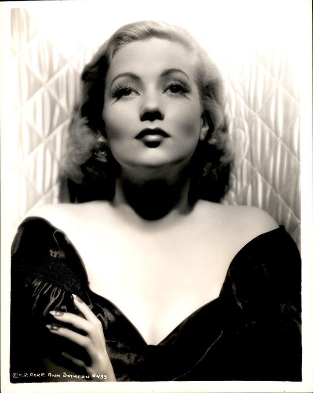 LMPE40 Original Photo 1930s COLUMBIA PICTURES ACTRESS GLAMOUR SHOT ANN SOTHERN