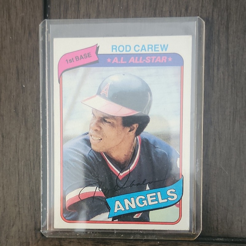 1980 Topps - Rod Carew A.L. All-Star #700 Los Angeles Angels Baseball Base Set
