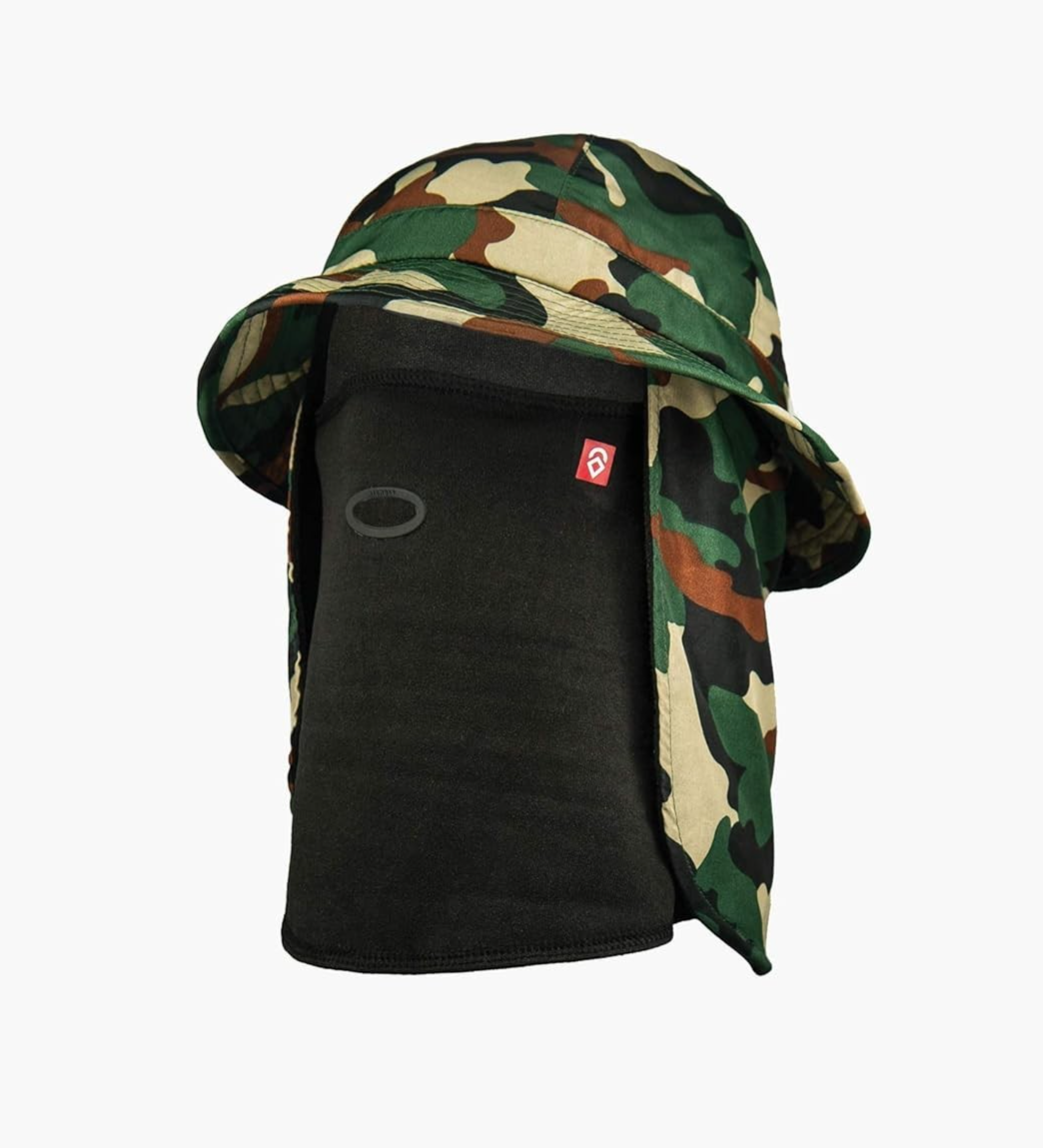 Bucket Hat Camo Winter Tech Airhole 3-Layer Woodland RRP £50 2021 Ski Snow Apres