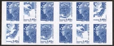 France Stamp 3478a  - Marianne stars, dove, hand, ballot, tree