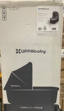 UPPAbaby Bassinet Compatible with Vista 2015+ , Cruz Gregory blue melange