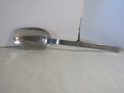 Interpur Stainless Steel Single Serving Spoon W Handle Hanger Used 11 Inch