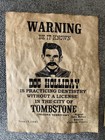 (3) Paper Antique Style Western Wanted Signs Man Cave Wall Decor Vintage Look — photo 2