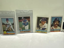 (4 1976 Topps Cards Garvey Kingman NM-MT Nice Very High Grade PSA A3