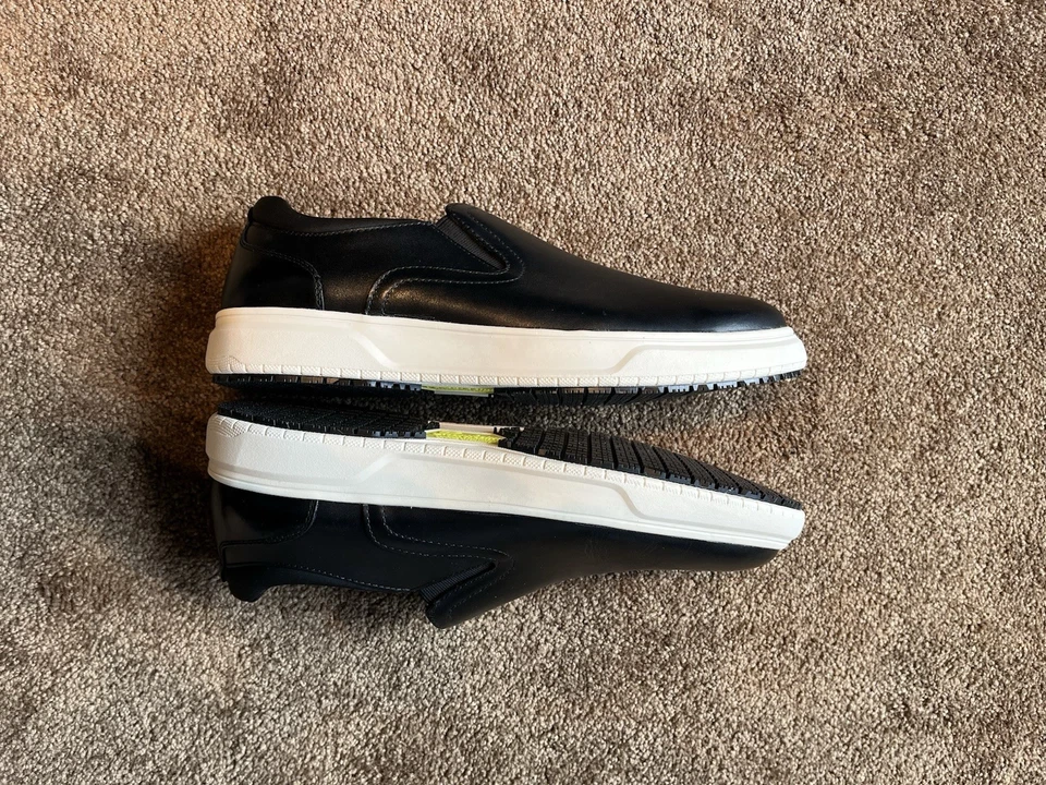 Florsheim Work Slip Resistant Slip On Shoes Clogs Chef Steel Toe Size 10.5 Wide - Image 3 of 4