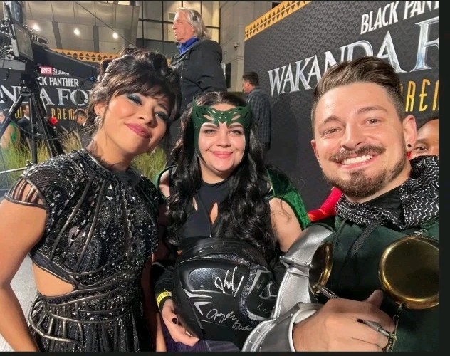 RARE Black Panther Wakanda Forever 10+ CAST SIGNED Ryan Coogler Letitia Wright  thumbnail 18