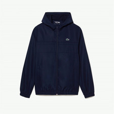 Image of LACOSTE Mens Blue Full Zip Lightweight Track Jacket Size XL BNWOT C3040