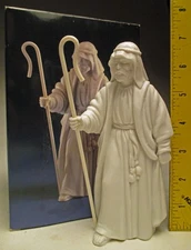 VTG Avon Nativity Collectibles The Shepherd White Bisque Porcelain 1983 with Box