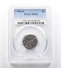 1931-S Indian Head Buffalo Nickel MS64 PCGS *3497