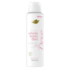 Dove Womens Whole Body Deodorant Cooling Spray Raspberry Rose Aluminum Free, 4oz