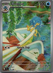 Simipour 102/086 Scarlet & Violet: Black Bolt Illustration Rare