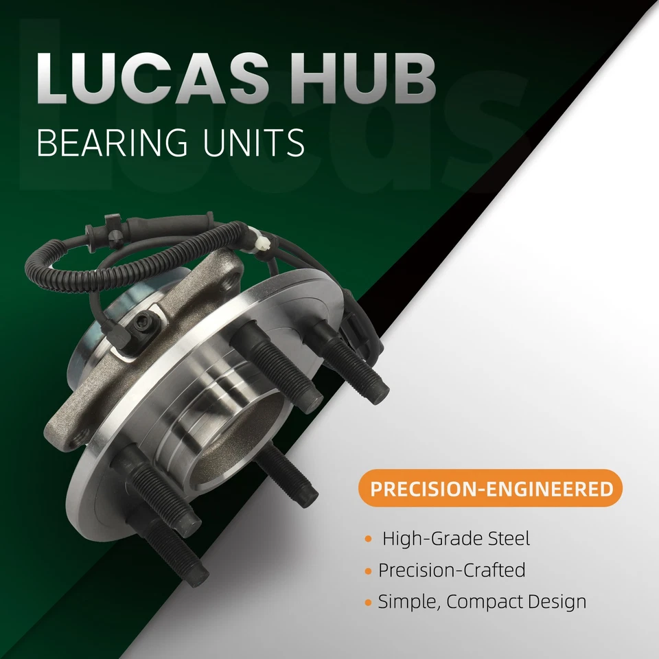 Lucas Pair：2New Front Right Wheel Bearing Hub for 2009-2011 for Dodge RAM 1500 — 第 2/4 张图片
