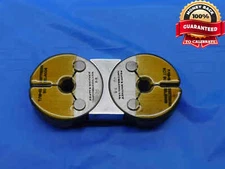 7/16 18 BUTTRESS THREAD RING GAGES .4375 GO NO GO P.D.'S = .4006 & .3959 CHECK