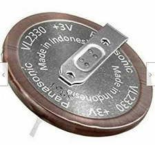 1 Panasonic VL2330 Battery For Land Rover Range Rover Key Fob rechargeable