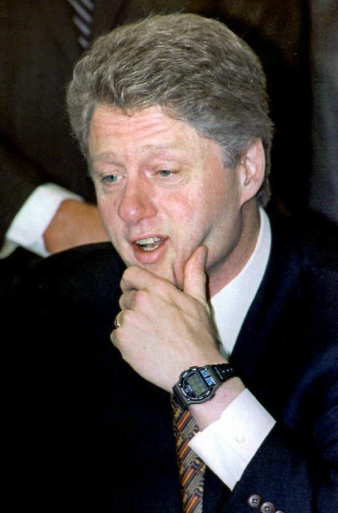 BILL CLINTON TIMEX IRONMAN 1993 Model As Worn By US President Blue