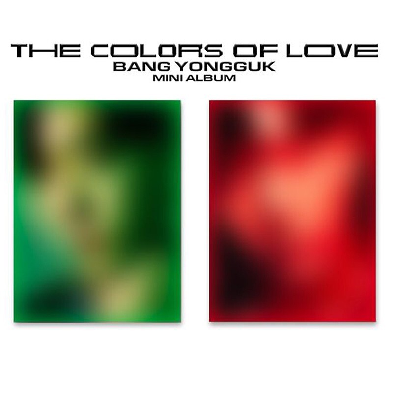 BANG YONG GUK THE COLORS OF LOVE Album 2 Ver SET/2CD+2 Photo Book+